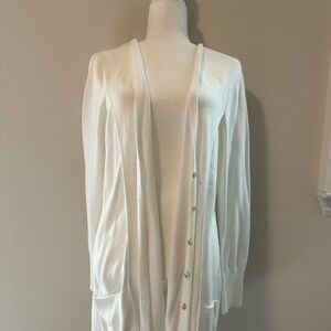 Eileen fisher Organic white cotton knit